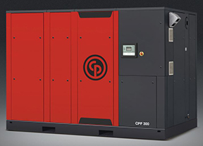 Aircooled (CPF/CPG) Gear drive rotary screw compressors 270 to 500 hp